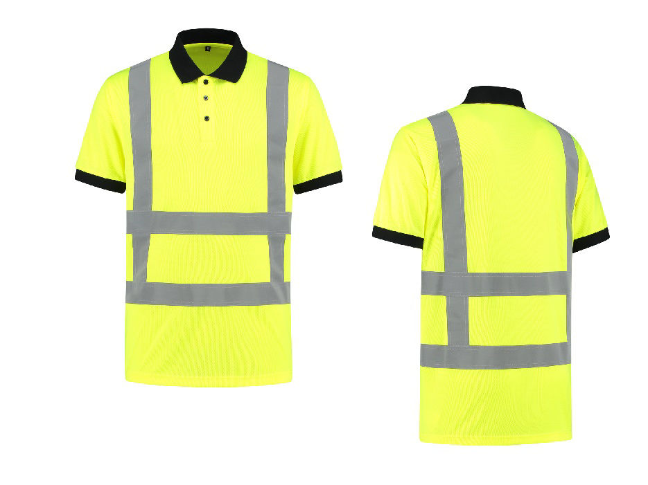 Afbeeldingen van Polo-Shirt High Visibility RWS FluoGeel maat XS