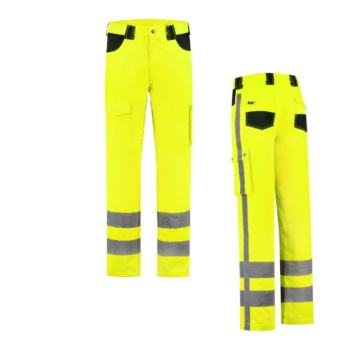 Afbeeldingen van Werkbroek High Visibility RWS FluoGeel maat 44