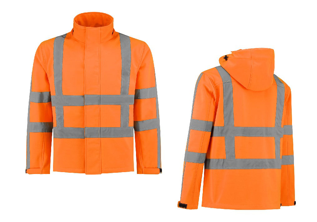 Afbeeldingen van Softshelljack High Visibility RWS FluoOranje maat XS