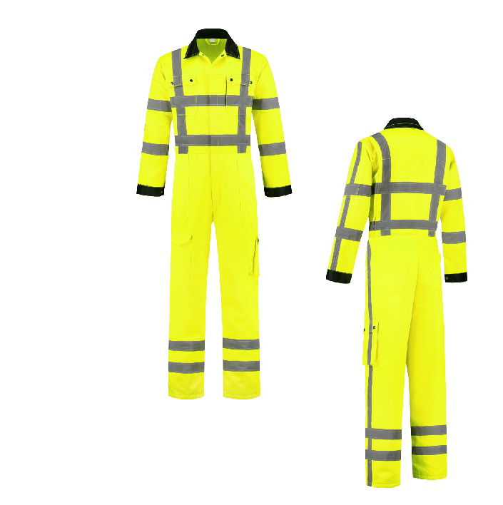 Afbeeldingen van Overall High Visibility RWS FluoGeel maat 44