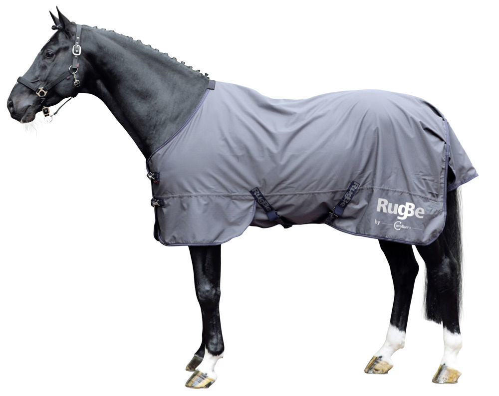 Afbeeldingen van Paardendeken Outdoor RugBe Zero. 155cm grijs