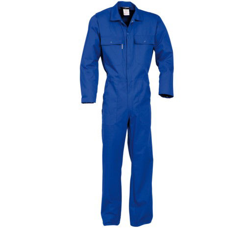 Afbeeldingen van Havep overall Basic + rits 2166 korenblauw K/P, 46