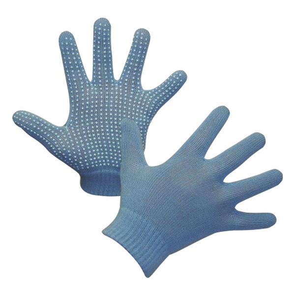 Afbeeldingen van Rijhandschoen magic grip, korenblauw