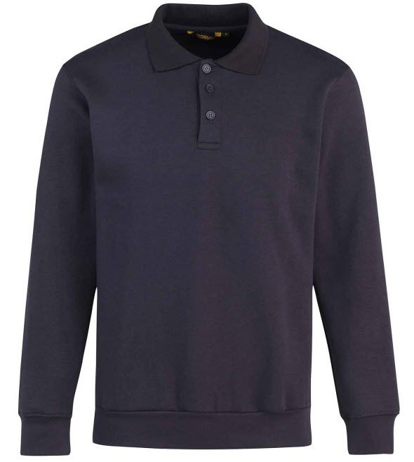 Afbeeldingen van Sweater, polokraag antraciet M