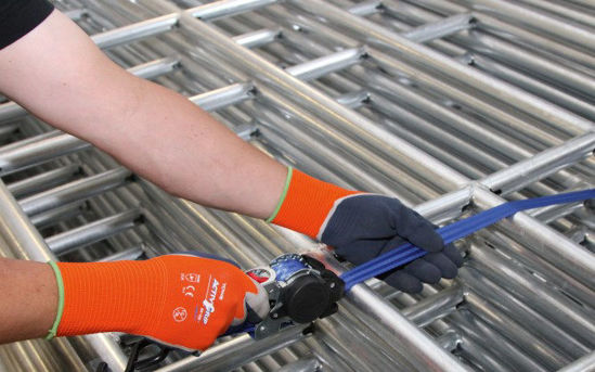 Afbeeldingen van Handschoen Fijn gebreid ActivGrip XA325 oranje mt 11