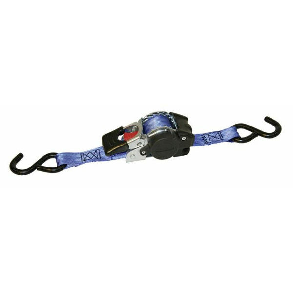 Afbeeldingen van Spanband *automatic* 1.80m/ 25mm blauw