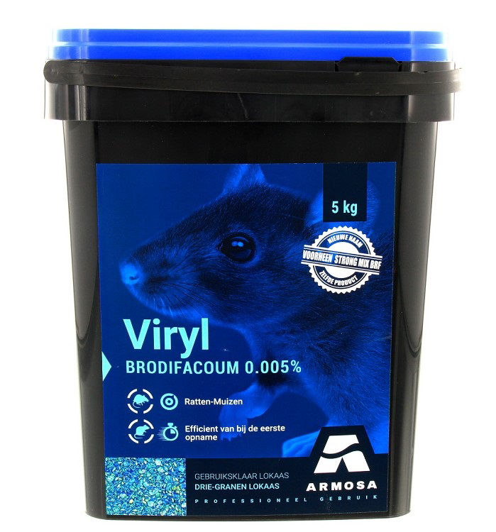 Afbeeldingen van VIRYL GH muizen/rattenvergif 3kg  *-Licentieplicht-*