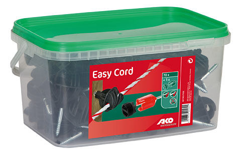 Afbeeldingen van AKO Koordisolator Easy Cord inschroefbaar (emmer 70 st) +BIT