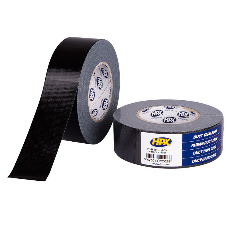 Afbeeldingen van DUCT tape 2200 ZWART 48mm x 50m