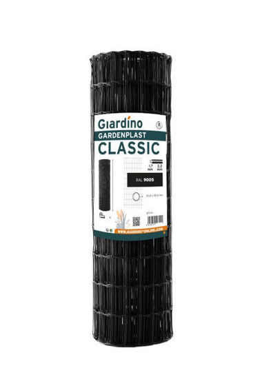 Afbeeldingen van Gaas, Gardenplast Classic 1.02m x 10m RAL 9005 zwart