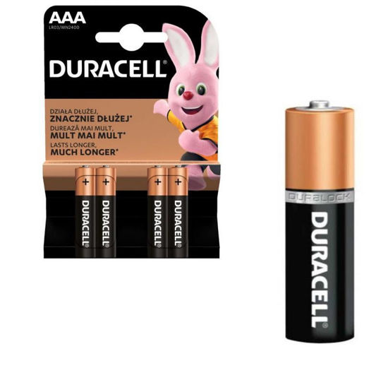 Afbeeldingen van Batterij DURACELL LR03  (AAA)1.5V x4st.