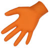 Afbeeldingen van Nitril handschoenen X-Grip oranje 50 st. mt. M