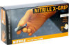 Afbeeldingen van Nitril handschoenen X-Grip oranje 50 st. mt. M