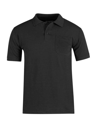 Afbeeldingen van Poloshirt zwart -XXXL