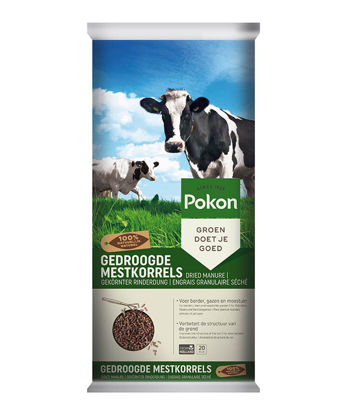 Afbeeldingen van Pokon Gedroogde Mestkorrel 20kg