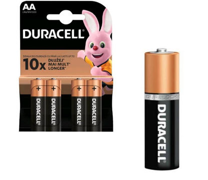 Afbeeldingen van Batterij DURACELL LR6  (AA)1.5V x4st.