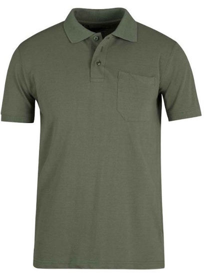 Afbeeldingen van Poloshirt Olijfgroen -S