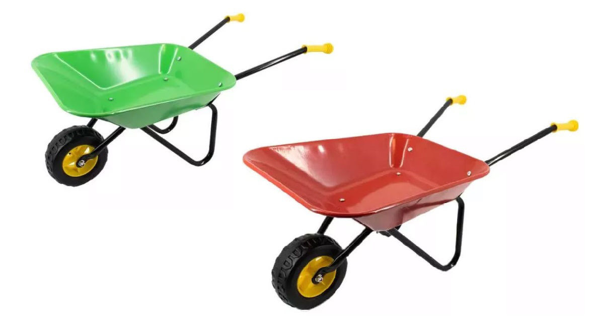 Afbeeldingen van Kinderkruiwagen MM met metalen bak