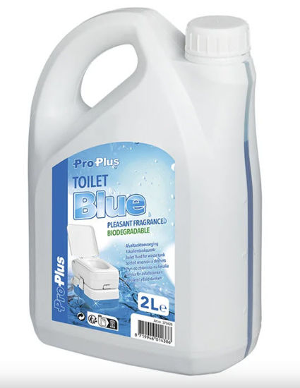 Afbeeldingen van Toiletvloeistof 2 liter afvaltanktoevoeging blauw