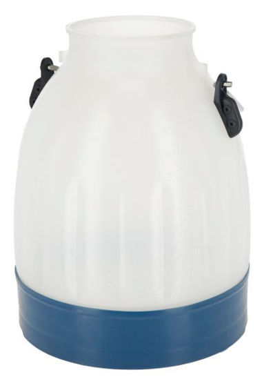 Afbeeldingen van Melkemmer Semi-transparant blauw 30 liter