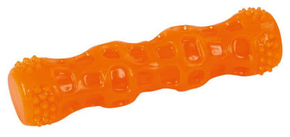 Afbeeldingen van Stok ToyFastic, Squeaky oranje 18xØ4cm