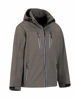 Afbeeldingen van Softshell werkjas teddy voering CLIVE, olijfgroen -XL