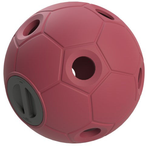 Afbeeldingen van Voerspeelbal Soccer roze