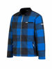 Afbeeldingen van Houthakkers Fleecevest London RoyalBlue blok, teddygev. -L