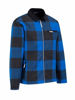 Afbeeldingen van Houthakkers Fleecevest London RoyalBlue blok, teddygev. -L