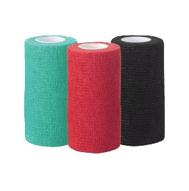 Afbeeldingen van Zelfklevende bandage Equilastic 10cm ZWART