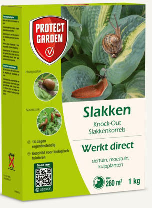 Afbeeldingen van Knock-Out slakkenkorrels 1kg Protect Garden