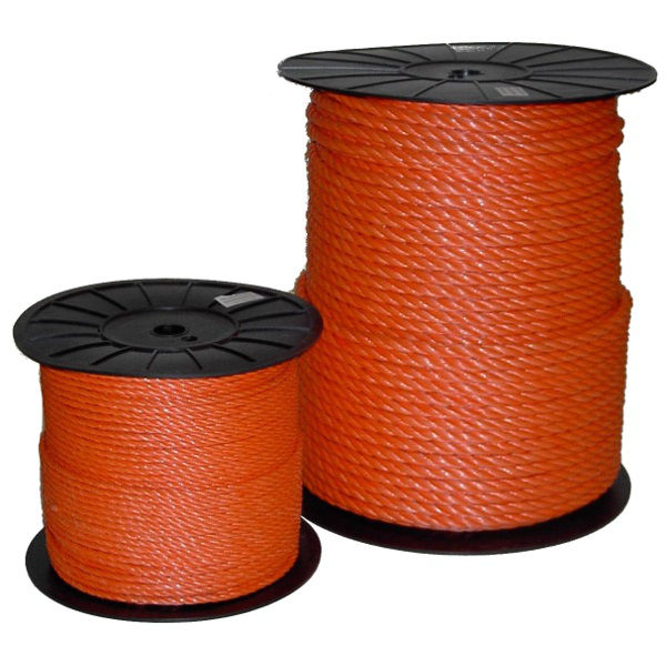 Afbeeldingen van Polypropyleen touw oranje 10mm, 200m.