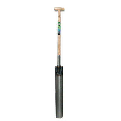 Afbeeldingen van Draineerboor spade, met essen steel 60cm *deWit*