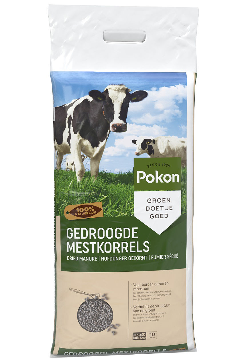 Afbeeldingen van Pokon Gedroogde Mestkorrel 10kg