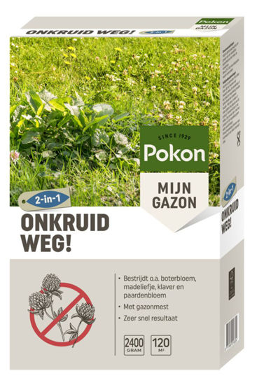 Afbeeldingen van Pokon Onkruid Weg! 120 m2 = 2400 gr