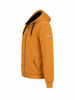 Afbeeldingen van Sweatvest Kenny, Teddy gevoerd, Hoody, Okergeel. mt L