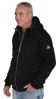 Afbeeldingen van Sweatvest Kenny, Teddy gevoerd, Hoody, zwart. mt S