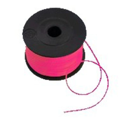 Afbeeldingen van Metseldraad nylon 1mm FEL ROZE -50m