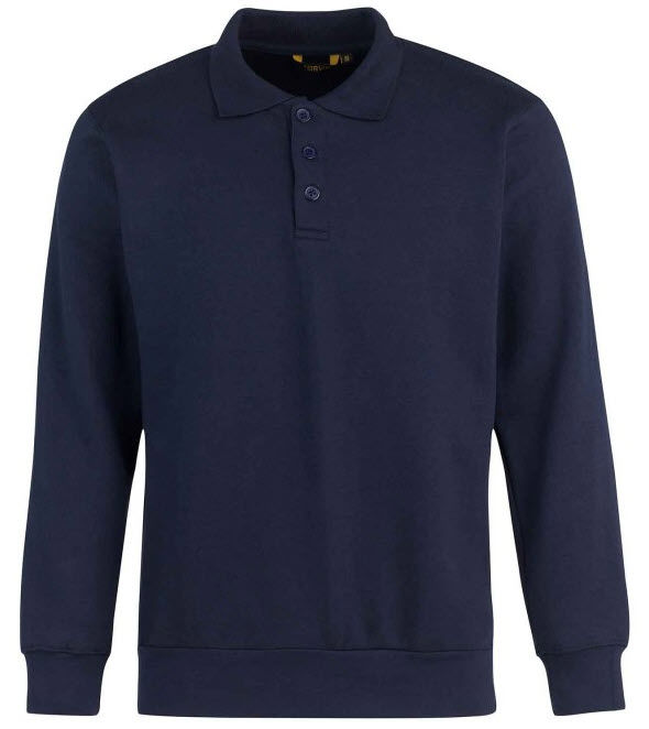 Afbeeldingen van Sweater, polokraag marine L