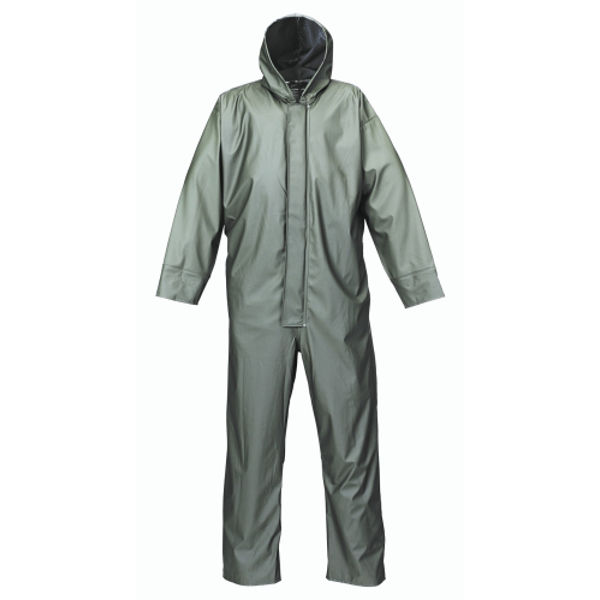 Afbeeldingen van Stretch regenoverall groen -XL