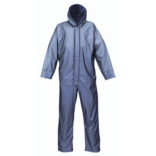 Afbeeldingen van Stretch regenoverall blauw -L