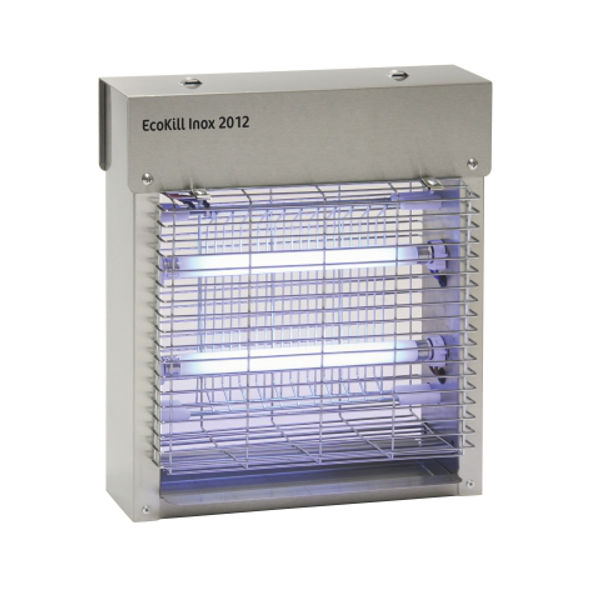 Afbeeldingen van EcoKill INOX 2012 vliegenkast (2x6Watt)