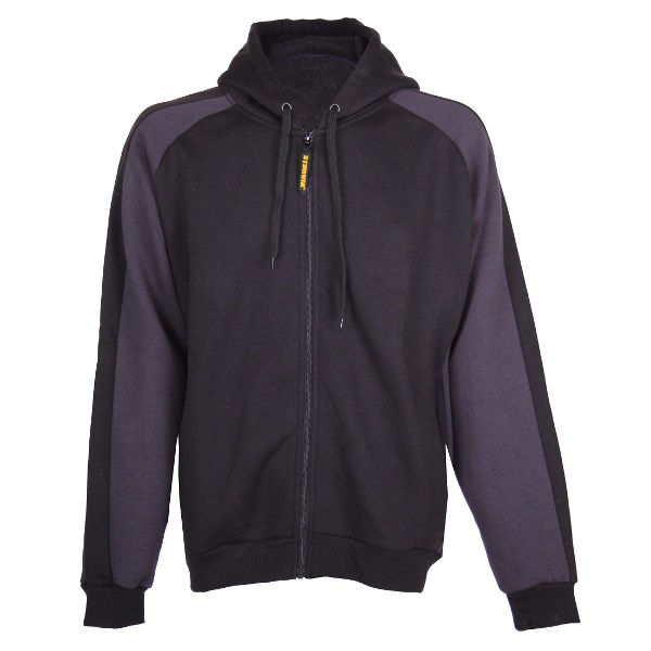 Afbeeldingen van FRANK hooded sweater, zwart/antra