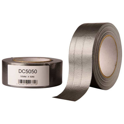 Afbeeldingen van DUCT tape 50meter GRIJS 50mm