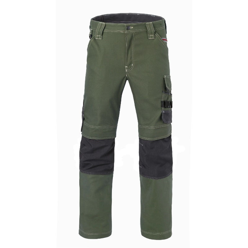 Afbeeldingen van Werkbroek + kniezak Havep Attitude, Groen/charcoal grijs, 44