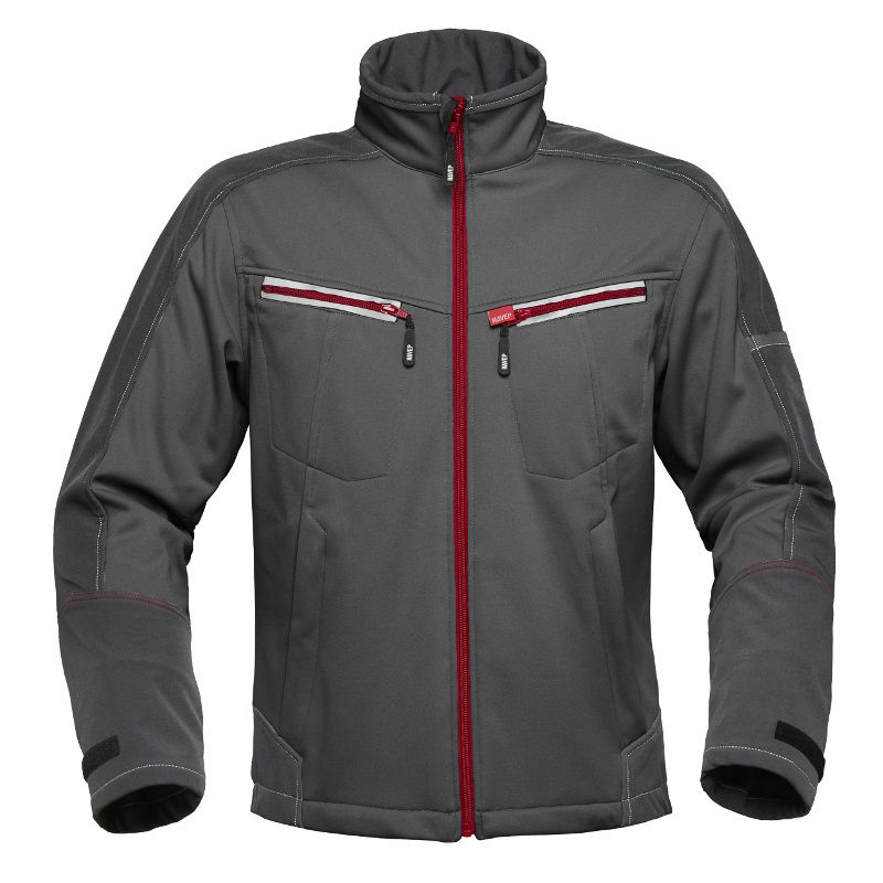 Afbeeldingen van Softshell jas Havep Attitude, Charcoal grijs, S