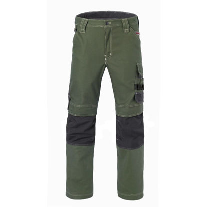 Afbeeldingen van Havep Attitude werkbroek+ kniezak 80229,groen/charcoal grijs