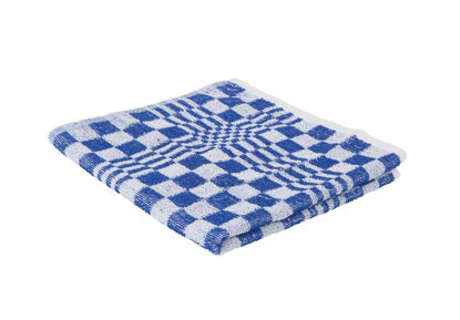 Afbeeldingen van Keukendoek / Handdoek blok 50x50cm -blauw  -3 stuks-