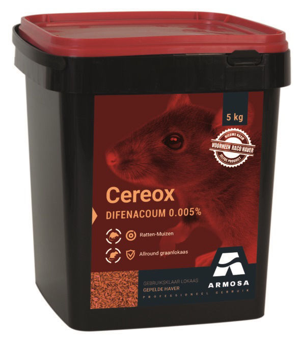 Afbeeldingen van CEREOX muizen/rattenvergif 3kg *-Licentieplicht-*