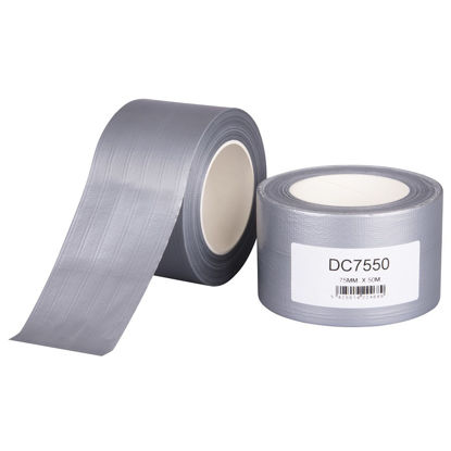 Afbeeldingen van DUCT tape 50meter GRIJS 75mm